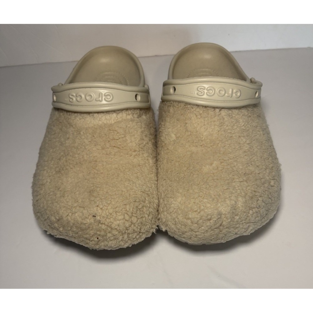 CROCS Women's Cozzzy Sherpa Fleece Clogs Slippers Teddy Bear Cozy Size W9